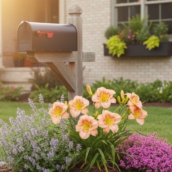 Buy Daylilies at Nature Hills. Dwarf, easy-care 'Peach Blast' cultivar for small space gardening. Adds bright summer color and curb appeal to front yard beds.
