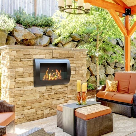 Outdoor fireplace