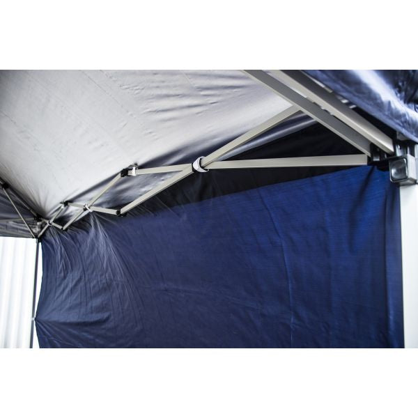 Folding Pop Up Canopy With Side Screen & LED Light