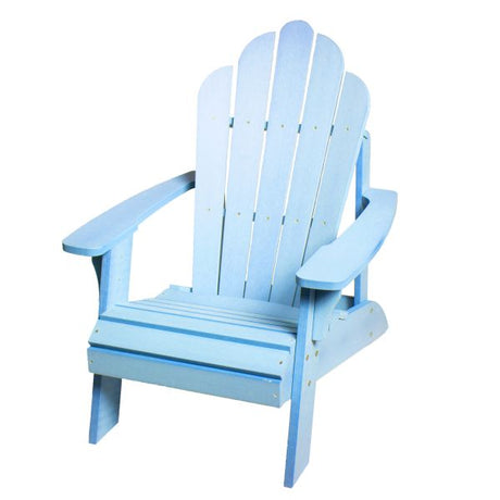 Faux Wood Teal Adirondack Chair