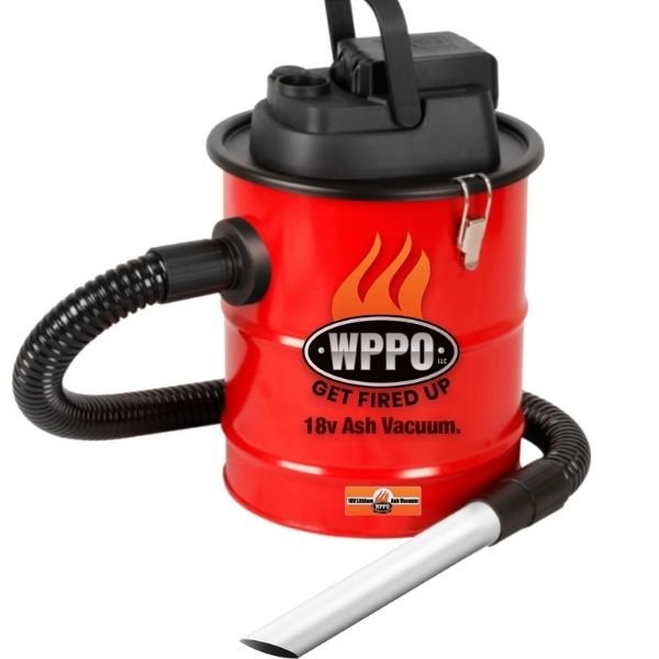 18V Portable Ash Vacuum - Nature Hills Nursery - Red - 