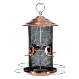 Audubon Brushed Copper Seed Feeder