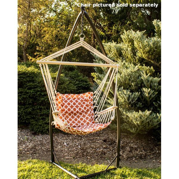 Hanging Hammock Chair Powder Coated Steel Frame With X Base