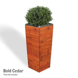 33 Inch Square Tapered Wooden Planter