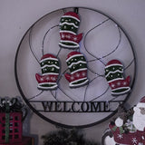 Mitten Outdoor Holiday Welcome Wheel