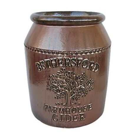 Vintage Pottery Copper Red 11 Inch Cider Jar Planter