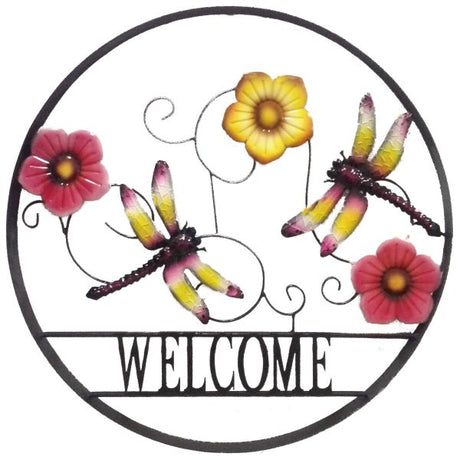 Dragonfly Outdoor Welcome Wheel