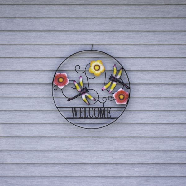 Dragonfly Outdoor Welcome Wheel