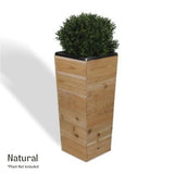 33 Inch Square Tapered Wooden Planter