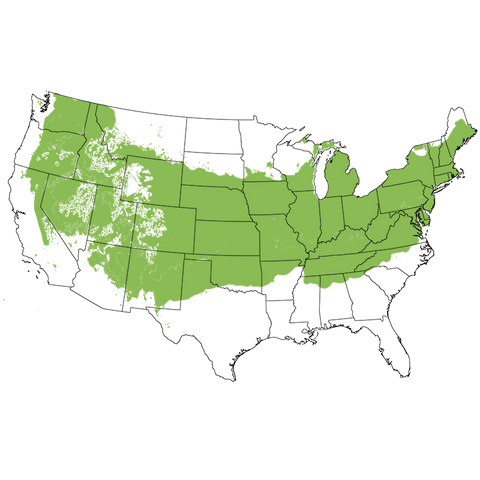 USDA Plant Hardiness Zone Map highlighting Zones 5-7