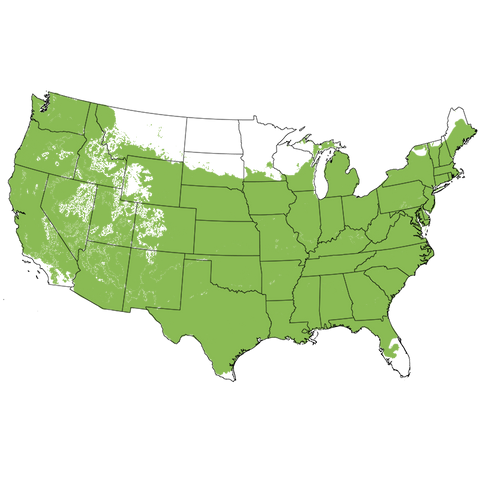 USDA Plant Hardiness Zone Map highlighting Zones 5-9