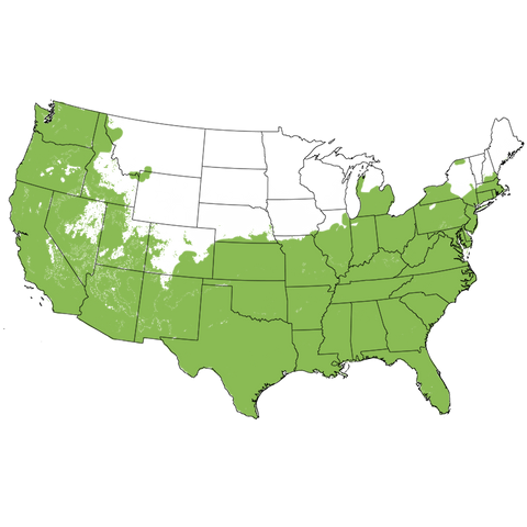 USDA Plant Hardiness Zone Map highlighting Zones 6-11