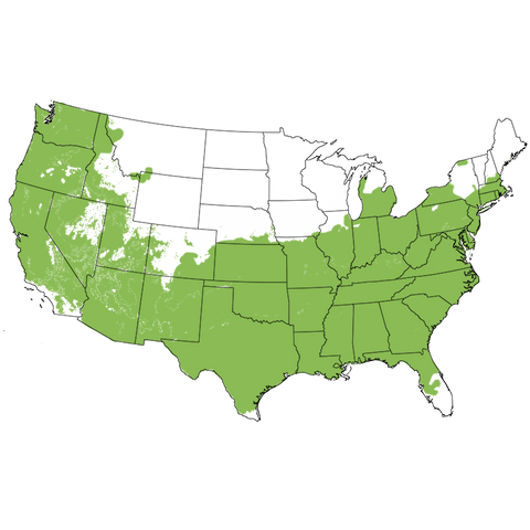 USDA Plant Hardiness Zone Map highlighting Zones 6-9