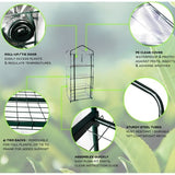 Mini Greenhouse 4-Tier Growing Rack with Carry Bag