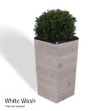 28 Inch Square Tapered Wooden Planter