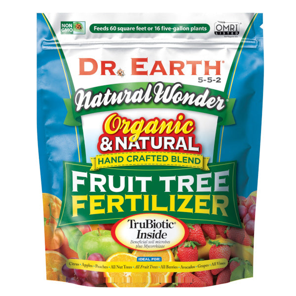 Dr. Earth Natural Wonder Fruit Tree Fertilizer 5-5-2