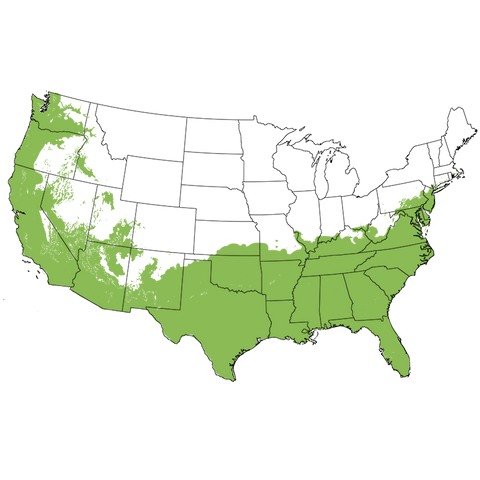 USDA Plant Hardiness Zone Map highlighting Zones 7-11