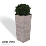 33 Inch Square Tapered Wooden Planter