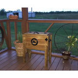 Wooden Rustic Mountain Outdoor Patio Cooler