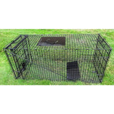 Humane Way Foldable Metal Animal Trap 42 Inch x 18 Inch x 16 Inch