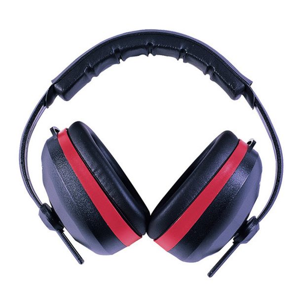 Silencer Black And Red Ear Muff