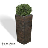 33 Inch Square Tapered Wooden Planter