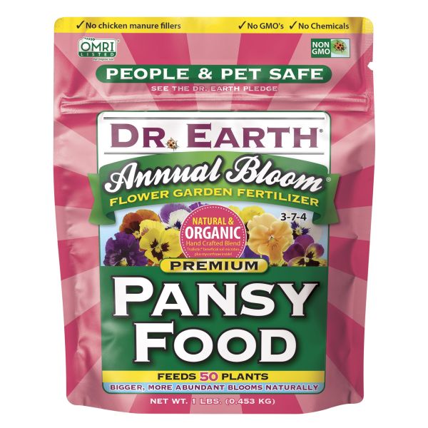 Dr. Earth Annual Bloom Flower Garden Fertilizer Pansy Food