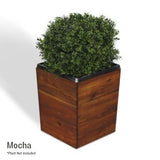 17 Inch Square Tapered Wooden Planter