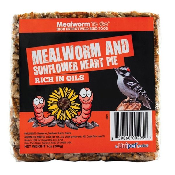 Mealworm To Go Mealworm & Sunflower Heart Pie