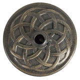 Decorative Bronze Colored Umbrella Base With Decorative Ring Design