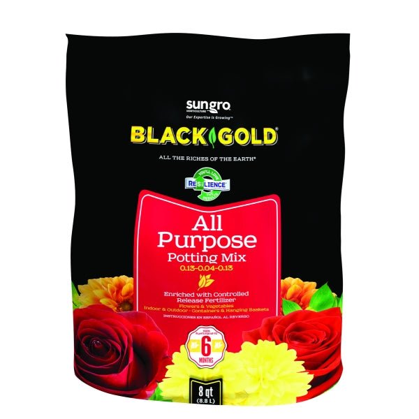 All Purpose Potting Soil With CFR - Nature Hills Nursery - 8 qt Bag - 