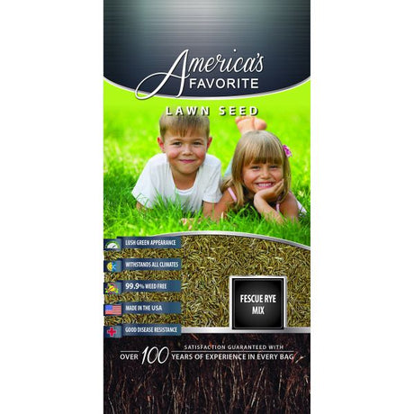 America's Favorite Lawn Seed Fescue Rye Mix - Nature Hills Nursery - 6 lb - 
