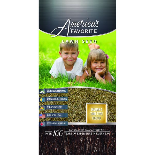 America's Favorite Lawn Seed Jaguar 4 Turf Type Fescue - Nature Hills Nursery - 6 lb - 
