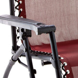 Anti - Gravity Red Patio Chair With Removable Cupholder - Nature Hills Nursery - Garden Center Item - 