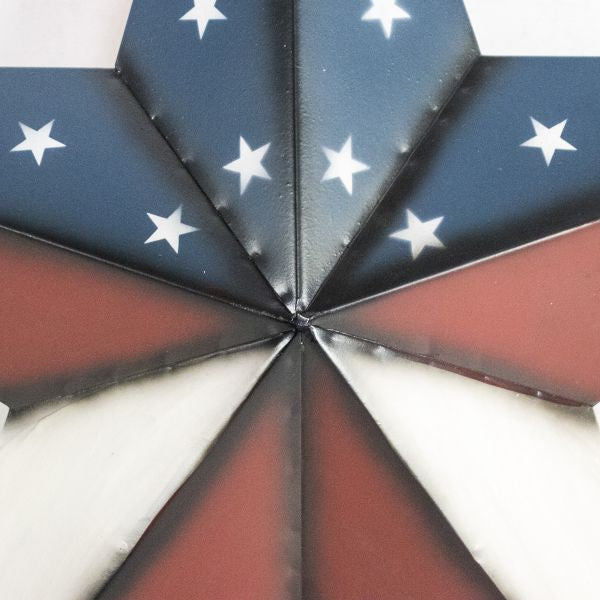 Patriotic Star With Ground Stakes