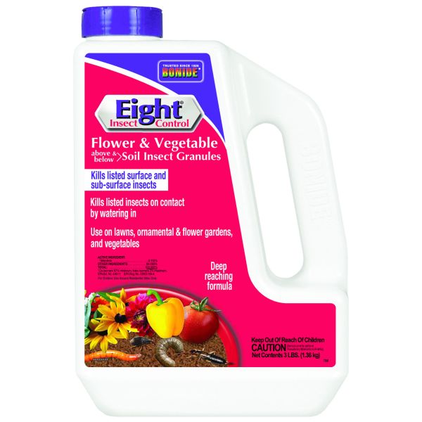 Bonide Eight Garden Granules Bifenthrin - Nature Hills Nursery - 3 lb - 