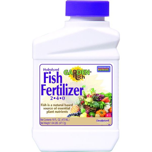 Bonide Garden Rich Hydrolyzed Fish Fertilizer 2 - 4 - 0 - Nature Hills Nursery - 16 oz - 