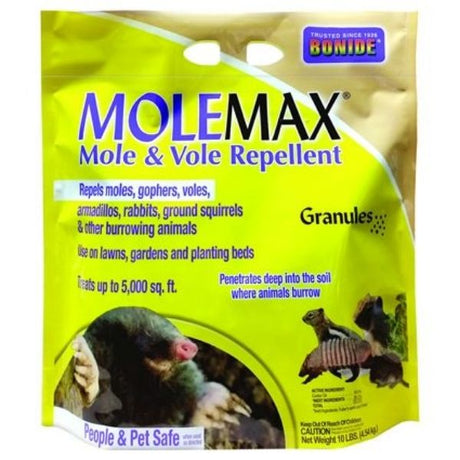 Bonide Molemax Repellent Granules - Nature Hills Nursery - 10 lb - 