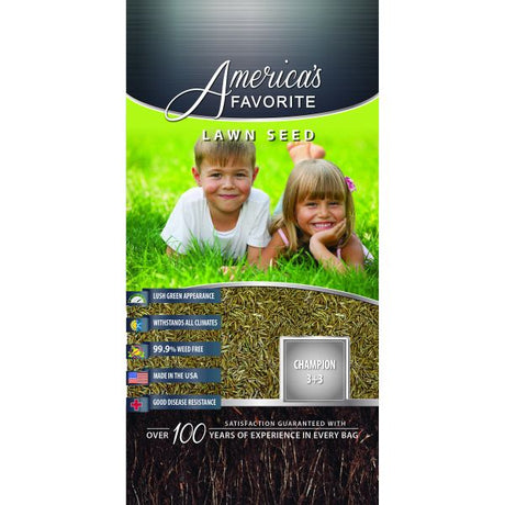 America's Favorite Lawn Seed Champion 3+3 Tall Fescue