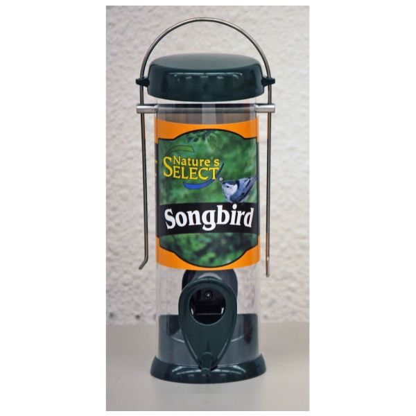 Nature's Select 8 Inch Songbird Tube Feeder