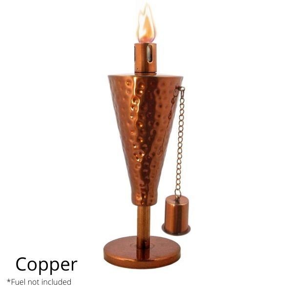 Cone Tabletop Torch - Nature Hills Nursery - Stainless Steel - 