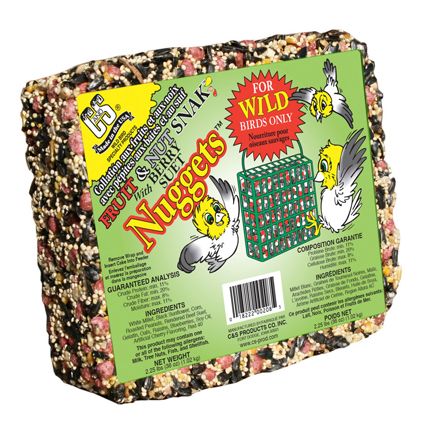 C&S Fruit and Nut Seed Snak with Suet Nuggets - Nature Hills Nursery - 6 Pack - 