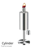 Cylinder Tabletop Torch - Nature Hills Nursery - Stainless Steel - 