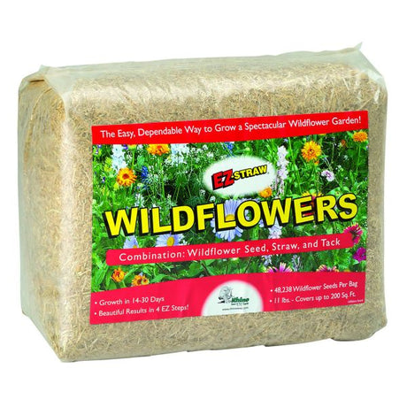 Rhino EZ-Straw Wildflowers Patch Small Bale