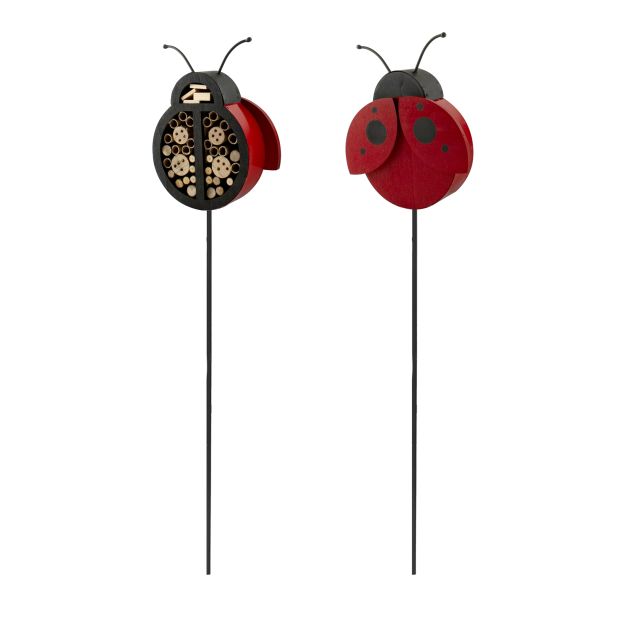 Woodlink Lady Bug Insect Shelter Yard Stake