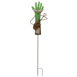 Green Rocker Glove Garden Stake