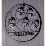 Dancing Snowman Outdoor Holiday Welcome Wheel - Nature Hills Nursery - Garden Center Item - 