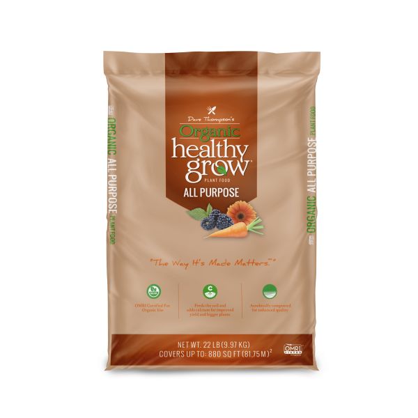 Dave Thompson's Organic Healthy Grow All Purpose Food - Nature Hills Nursery - 22 lb - 