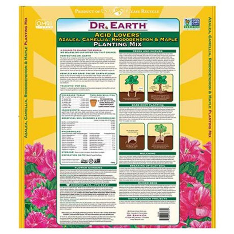 Dr. Earth Acid Lovers Organic and Natural Planting Mix - Nature Hills Nursery - 16 qt - 