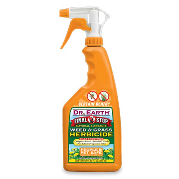 Dr. Earth Final Stop Natural & Organic Weed & Grass Herbicide RTU - Nature Hills Nursery - 24 oz - 